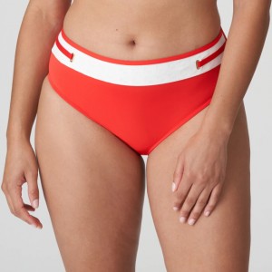 Prima Donna Swim Istres Bikinipohjat Valkoinen Punainen | UBWEAQ216