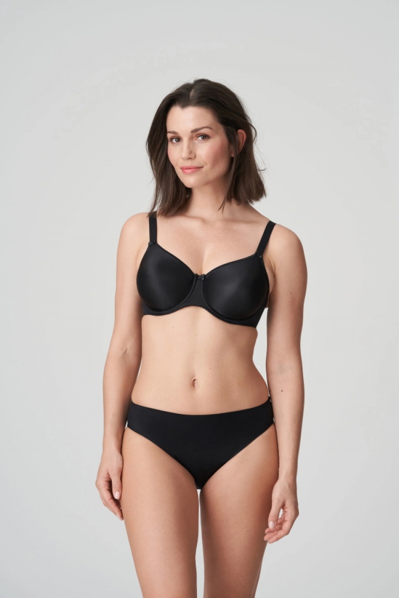 Prima Donna Satin Rintaliivit Mustat | JZAITB938