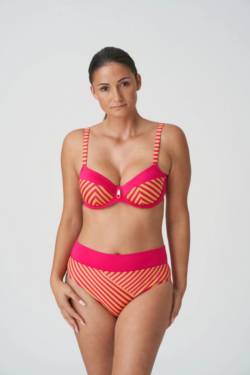 Prima Donna Swim La Concha Bikini Topit Punainen | EGAVKB134