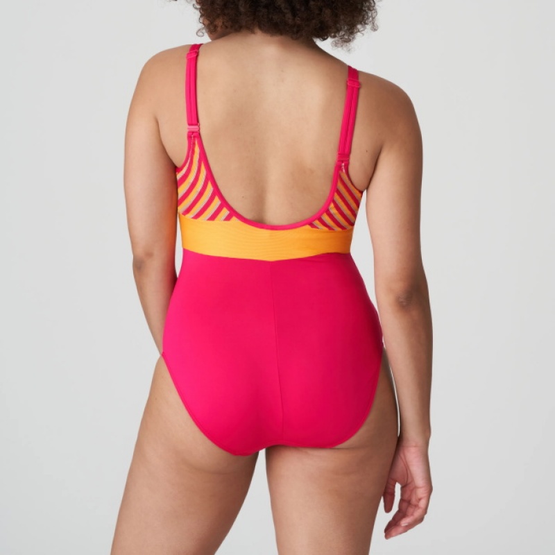 Prima Donna Swim La Concha Uimapuvut Punainen | IJKFZN308