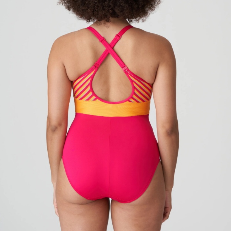 Prima Donna Swim La Concha Uimapuvut Punainen | IJKFZN308